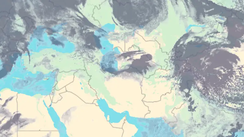 Clouds weather map