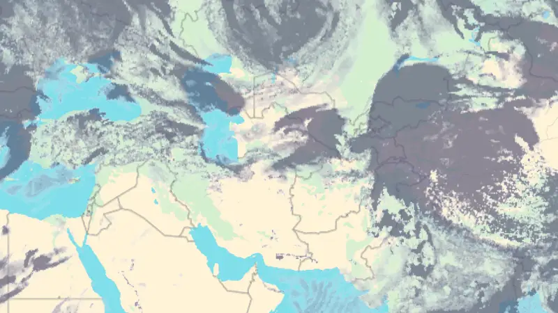 Clouds weather map