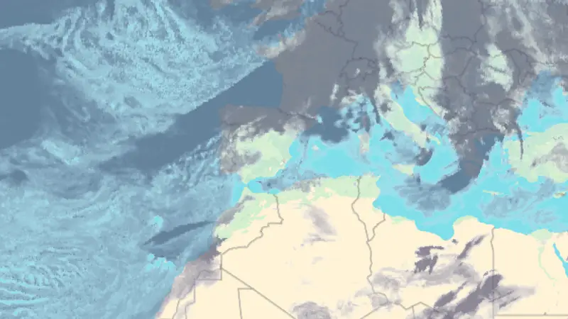 Nubosidad weather map