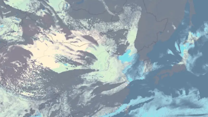 Clouds weather map
