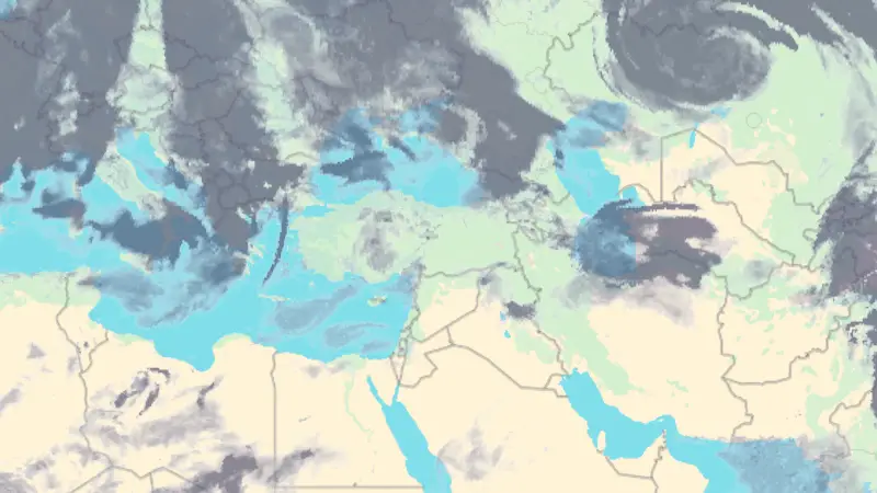 Oblačnost weather map