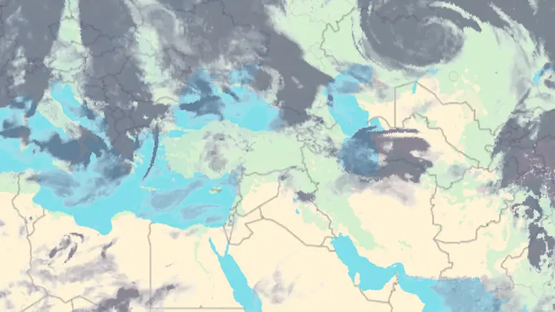 Nuvolosità weather map