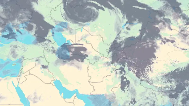 Clouds weather map