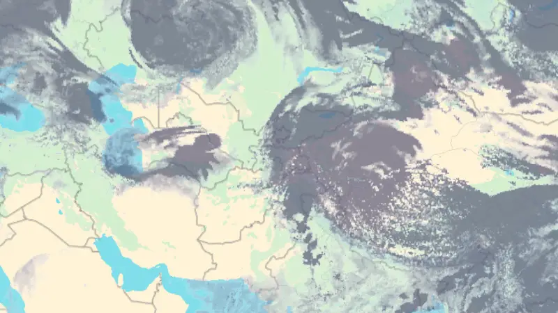 Clouds weather map