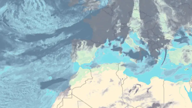 Nubosidad weather map