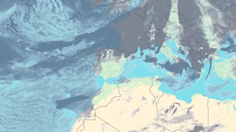 Nubosidad weather map