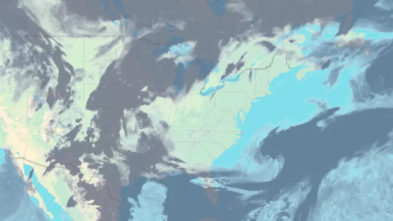 Clouds weather map