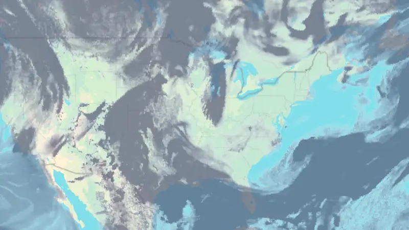 Clouds weather map