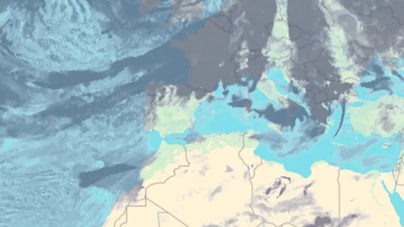 Nubosidad weather map