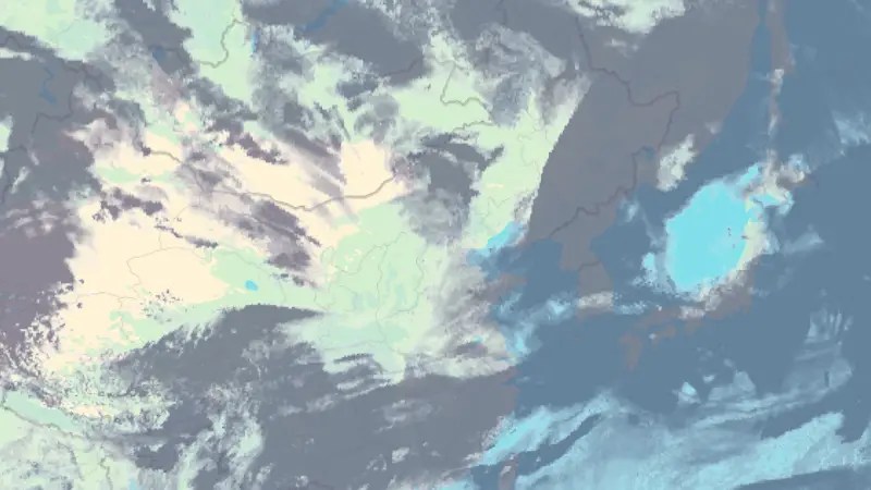 Clouds weather map