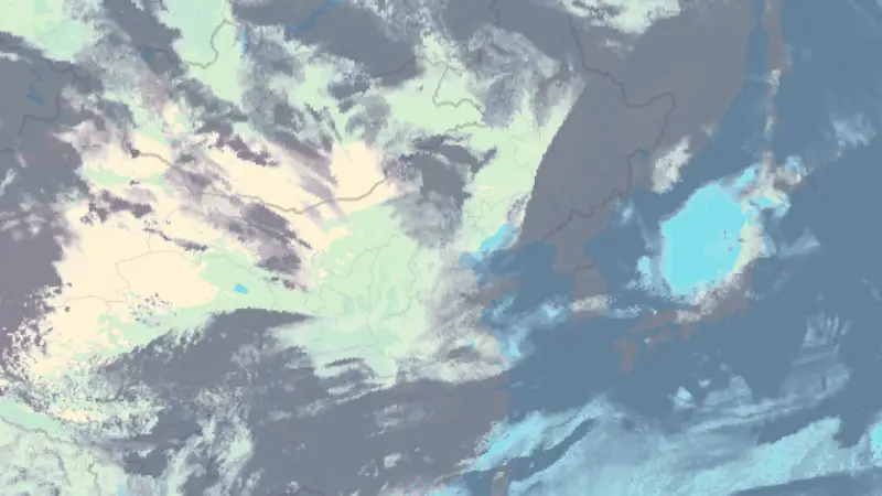 बादल weather map