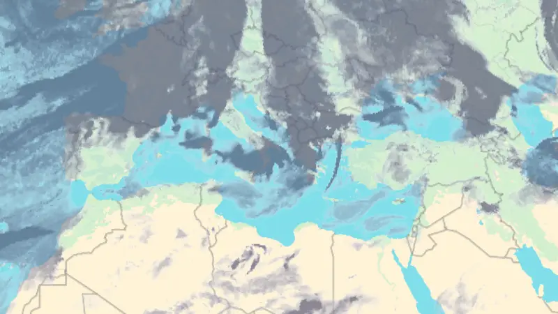 Nuvolosità weather map