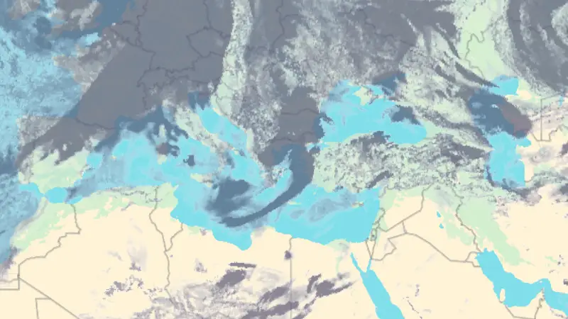 Νεφοκάλυψη weather map
