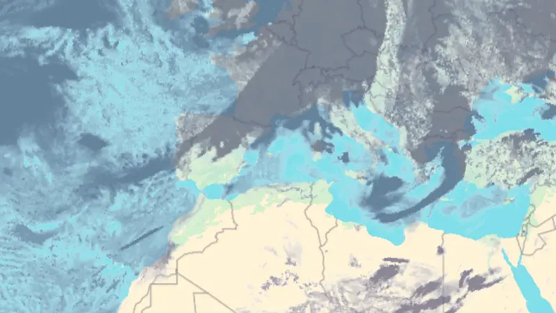 Nubosidad weather map