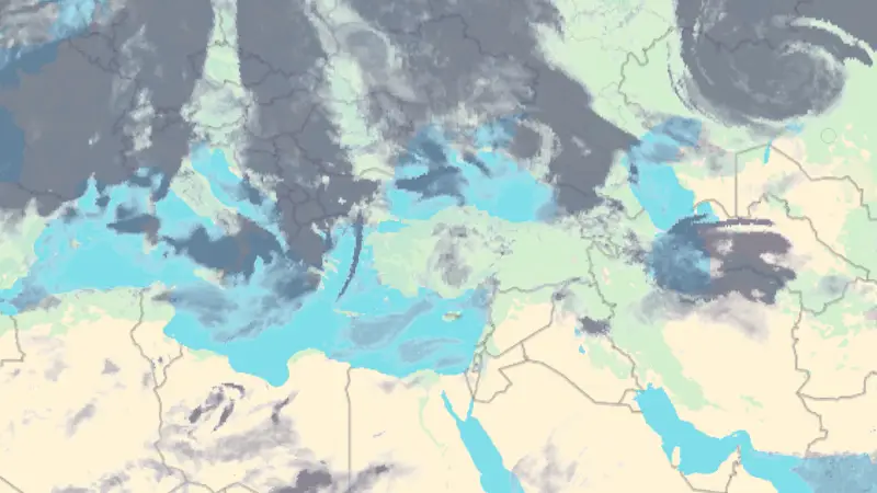 ढग weather map