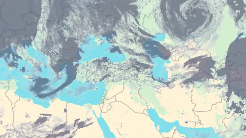 Zachmurzenie weather map
