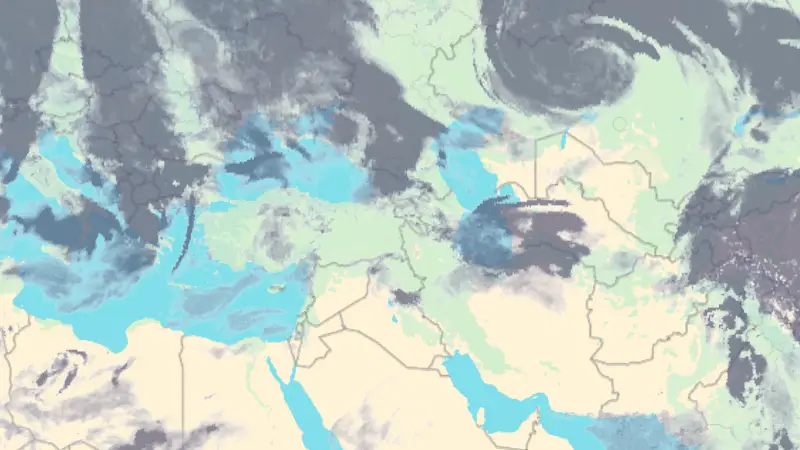 Облачност weather map