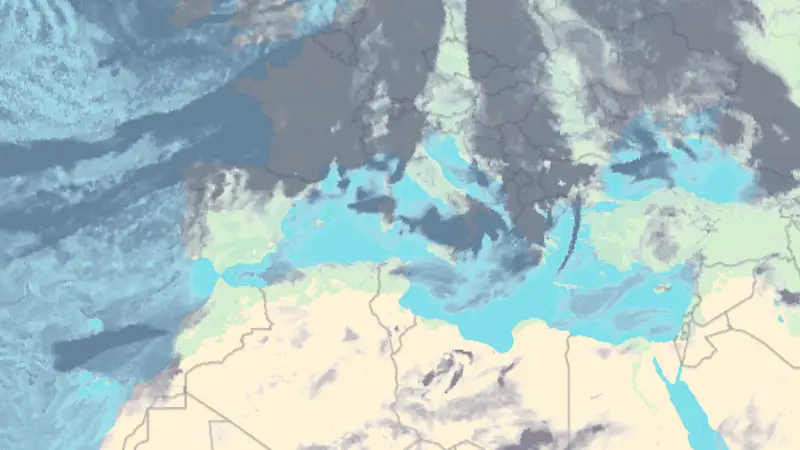 Nuvolosità weather map
