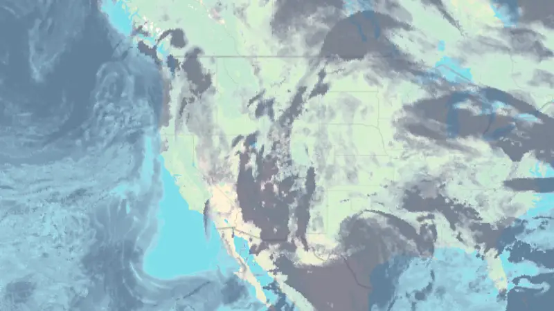 Bewolking weather map