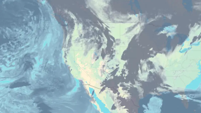 Clouds weather map