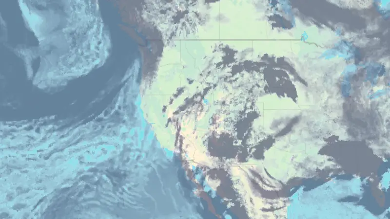 Skyer weather map
