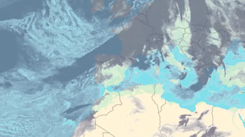 Oblačnost weather map