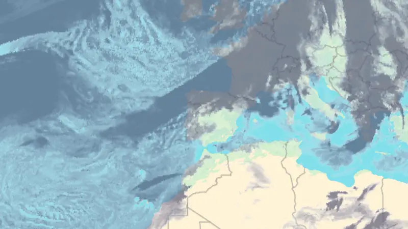 Nubosidad weather map