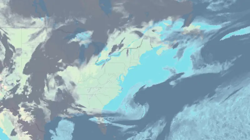 Clouds weather map
