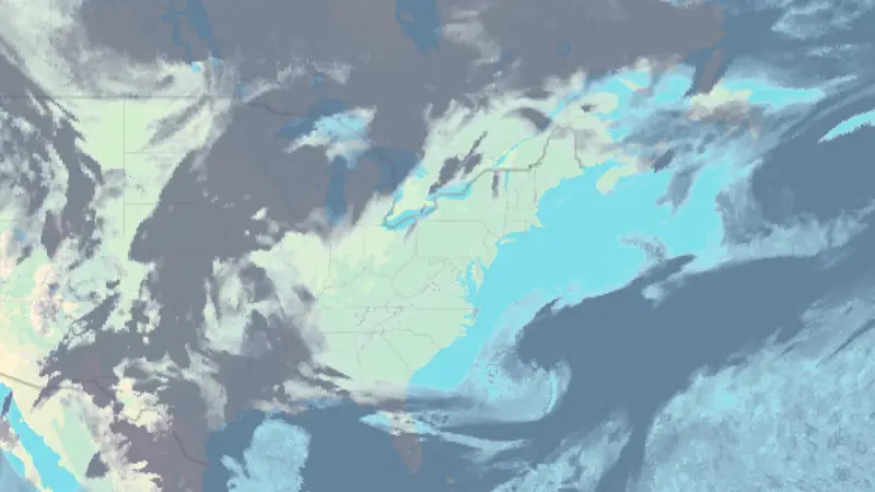 Clouds weather map