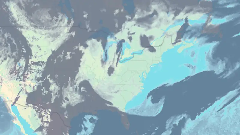 Clouds weather map
