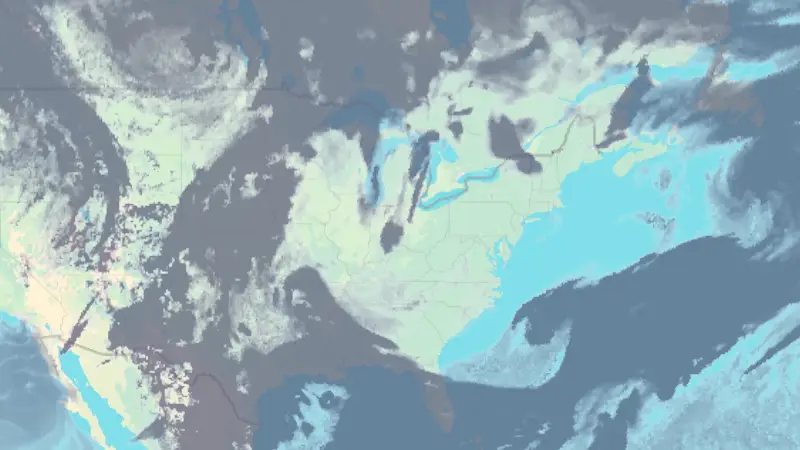 Nubosidad weather map
