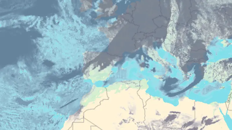 Nubosidad weather map