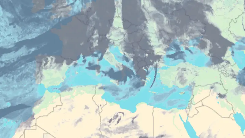 Nuvolosità weather map