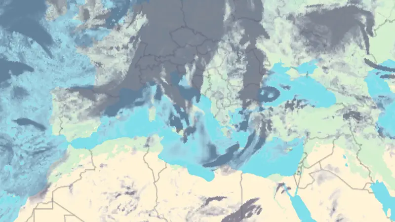 Nuvolosità weather map