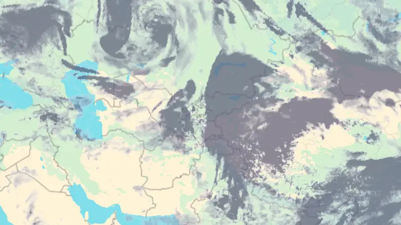 Clouds weather map