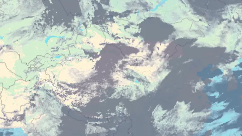 Nébulosité weather map