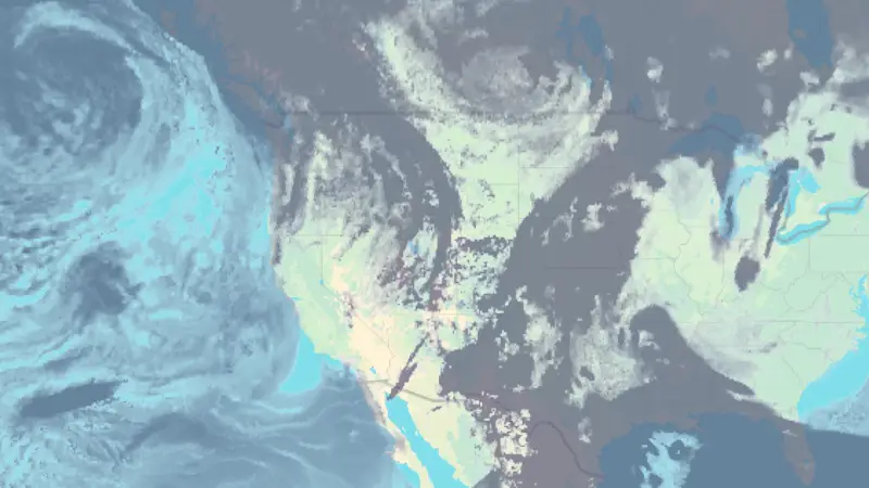 Clouds weather map
