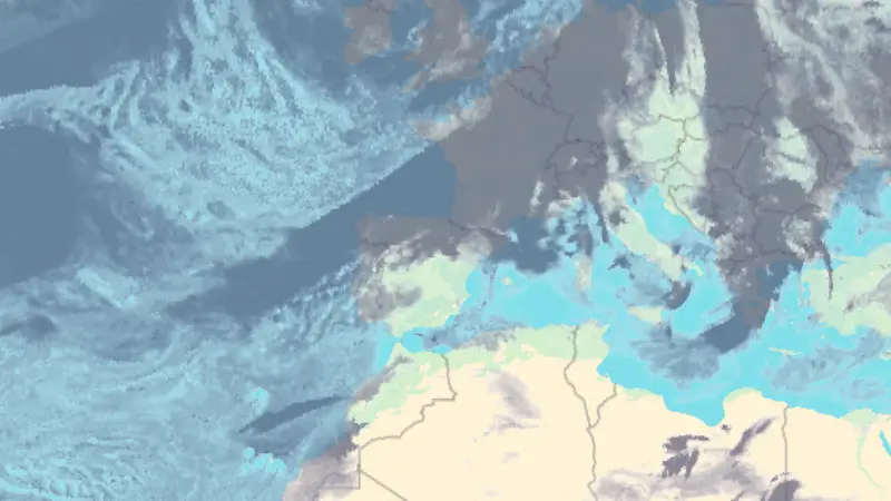 Nubosidad weather map