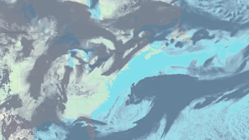 Clouds weather map