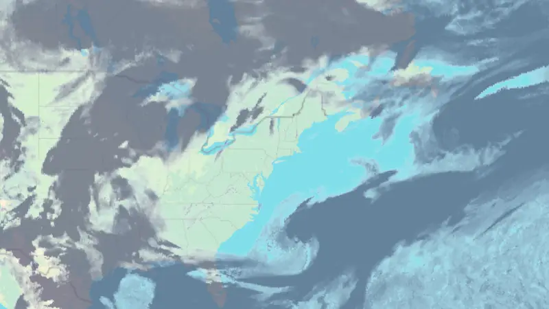 Clouds weather map