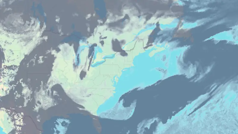 Clouds weather map