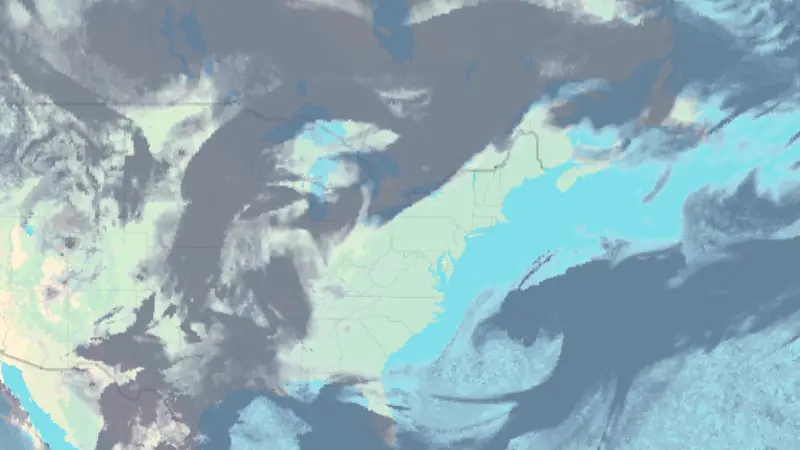 Clouds weather map