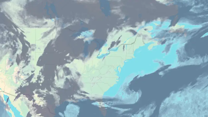 Clouds weather map