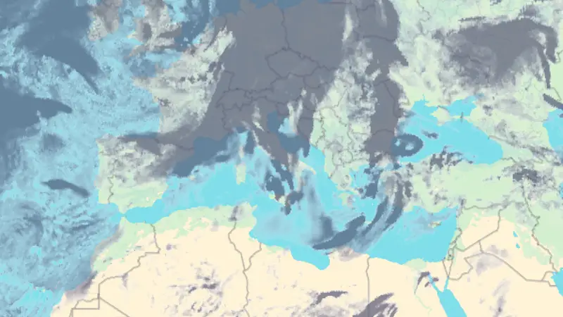 Nuvolosità weather map