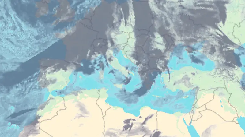 Nuvolosità weather map