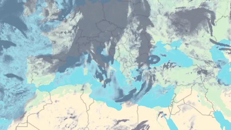 Nuvolosità weather map