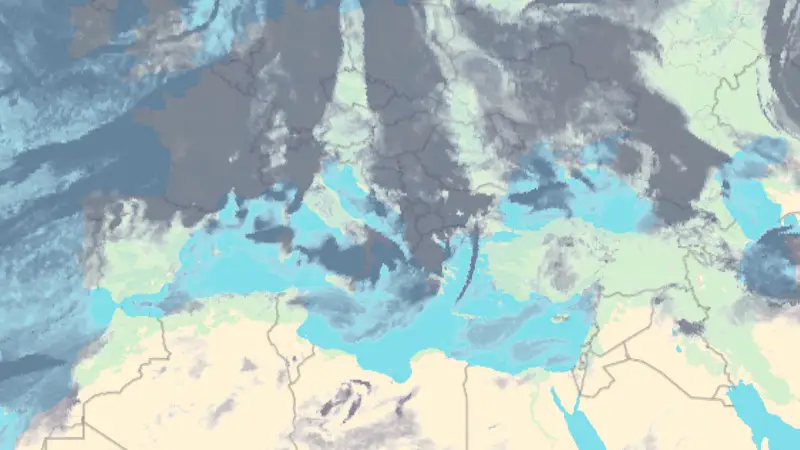 Nuvolosità weather map