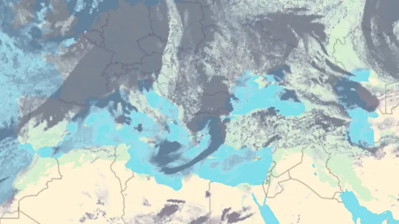 Νεφοκάλυψη weather map