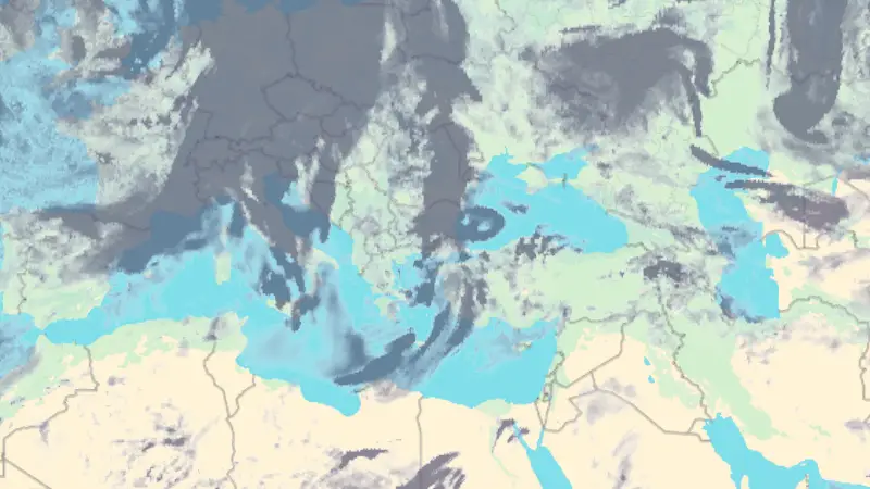 Νεφοκάλυψη weather map