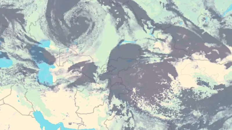 Clouds weather map